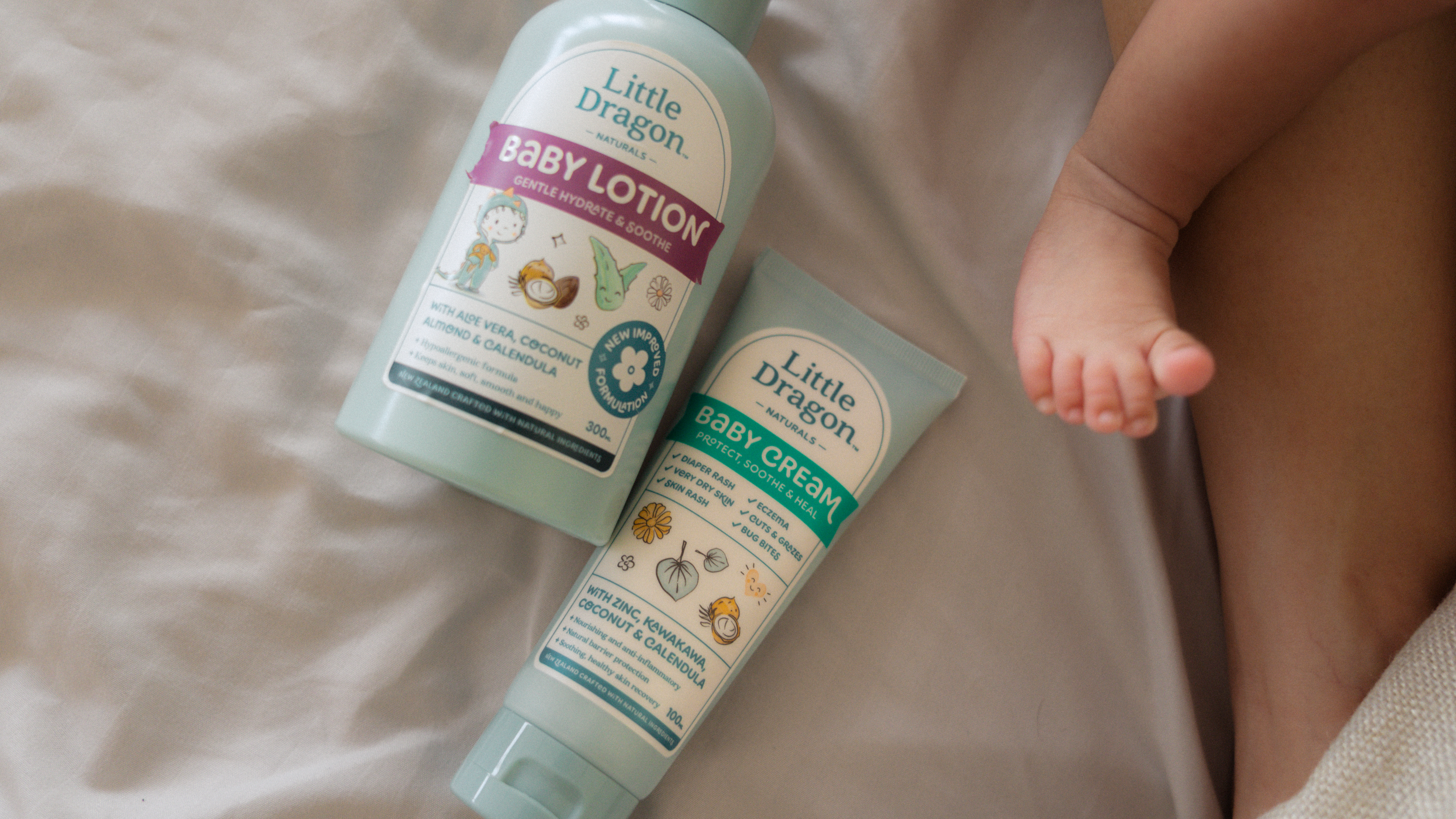 Baby Lotion close-up